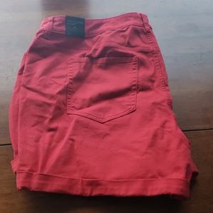 Lane Bryant Girlfriend Shorts in Red
